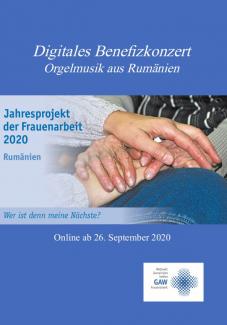 Digitales Benefizkonzert im September 2020