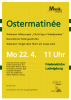 Plakat zur Ostermatinee am 22.04.2019 in der Friedenskirche Ludwigsburg
