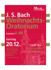 Plakat zum Weihnachtsoratorium I-III am 20.12.2015
