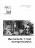 Titelblatt des Programmhefts zum Musikalischen Christnachtgottesdienst am 24.12.2013