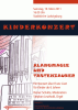 Plakat zum Kinderkonzert am 19.03.2011 in der Stadtkirche Ludwigsburg